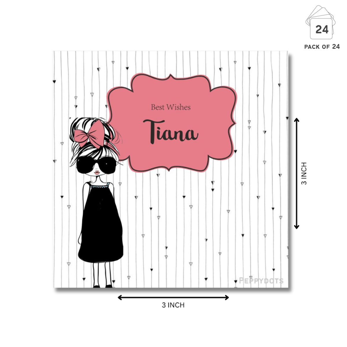 Gift Tag - Camera Girl Peppydots|]Peppydots