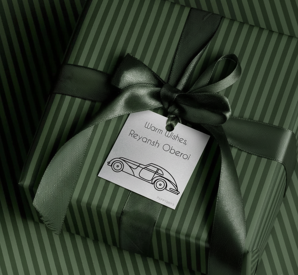 Silver Gift Tag - Car Doxbox Store|]Peppydots
