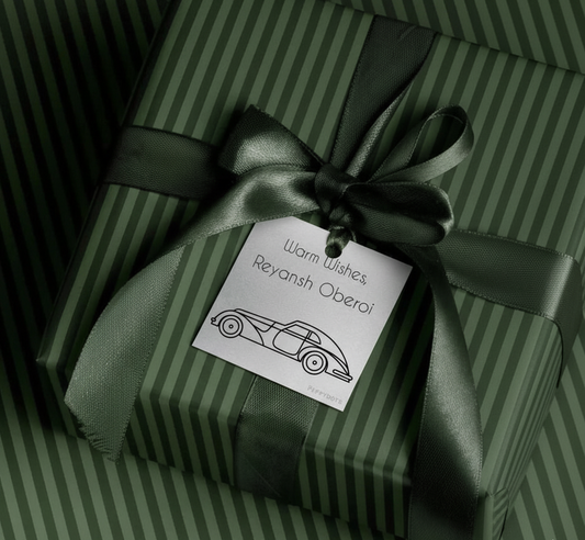 Silver Gift Tag - Car Doxbox Store|]Peppydots