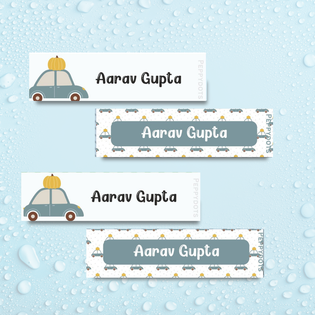Waterproof Labels - Car Doxbox Store|]Peppydots