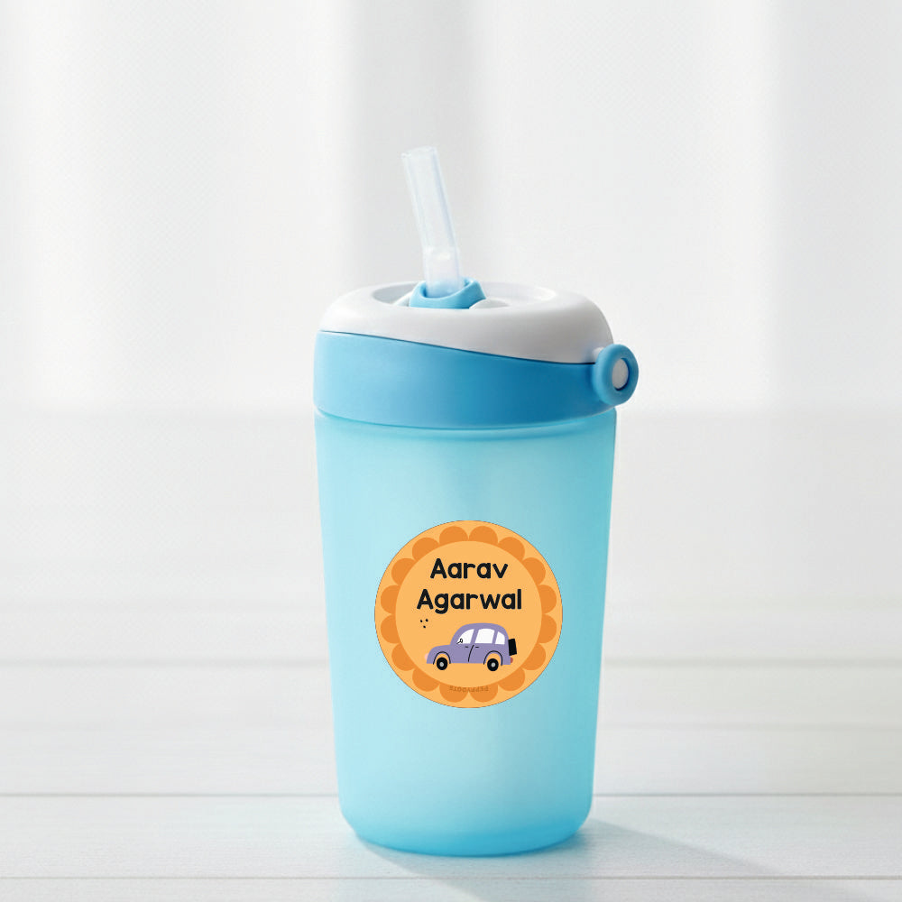 Round Waterproof Labels - Car purple Doxbox Store|]Peppydots