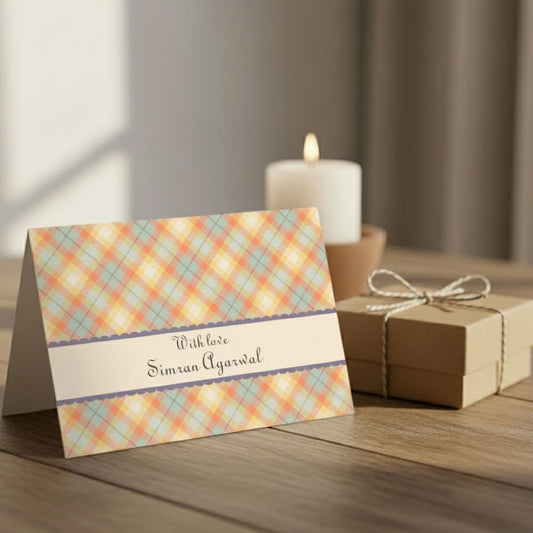 Gift notecard -Checks Doxbox Store|]Peppydots