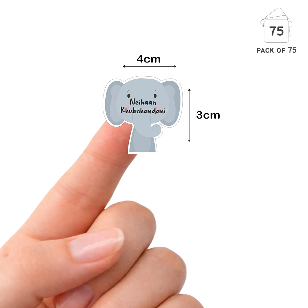 Fancy Shape Sticker - Chubby Elephant Peppydots|]Peppydots