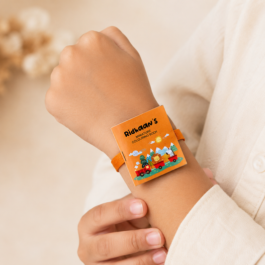 Coloring Book Rakhi - Animal ride Peppydots|]Peppydots
