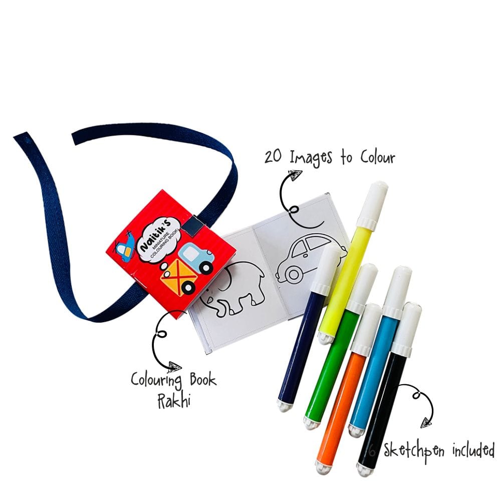 Coloring Book Rakhi - Transport Doxbox Store|]Peppydots