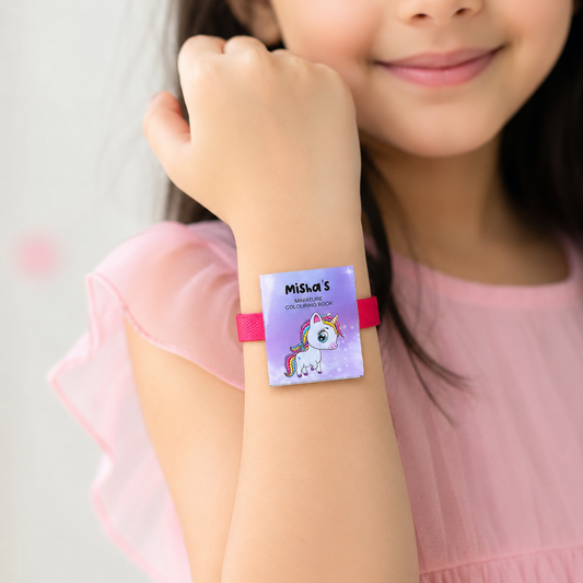 Coloring Book Rakhi - Unicorn Peppydots|]Peppydots