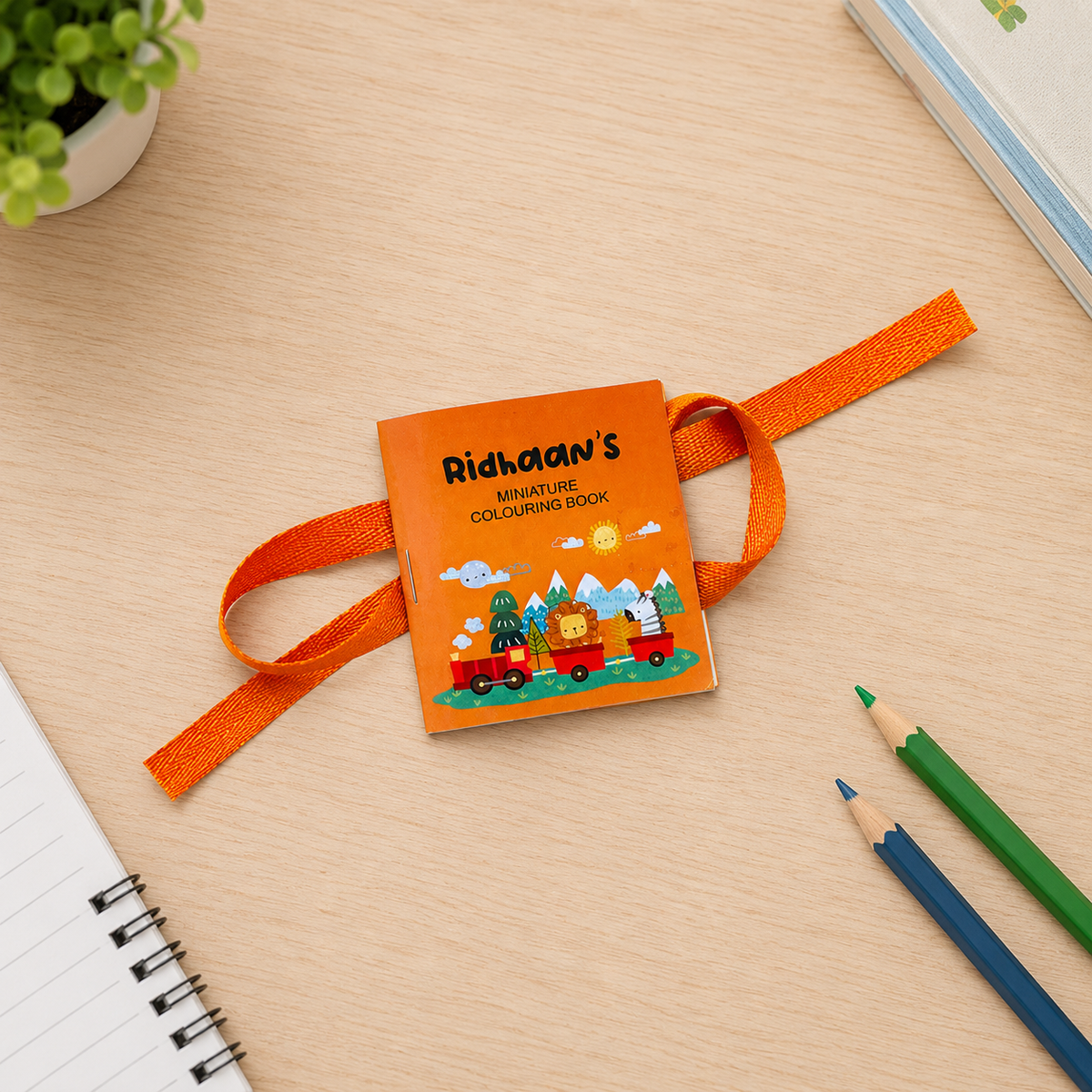 Coloring Book Rakhi - Animal ride Peppydots|]Peppydots