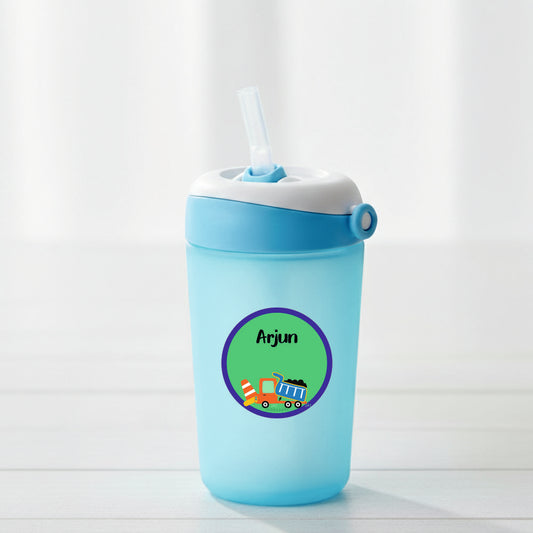 Round Waterproof Labels - Construction vehicles Doxbox Store|]Peppydots