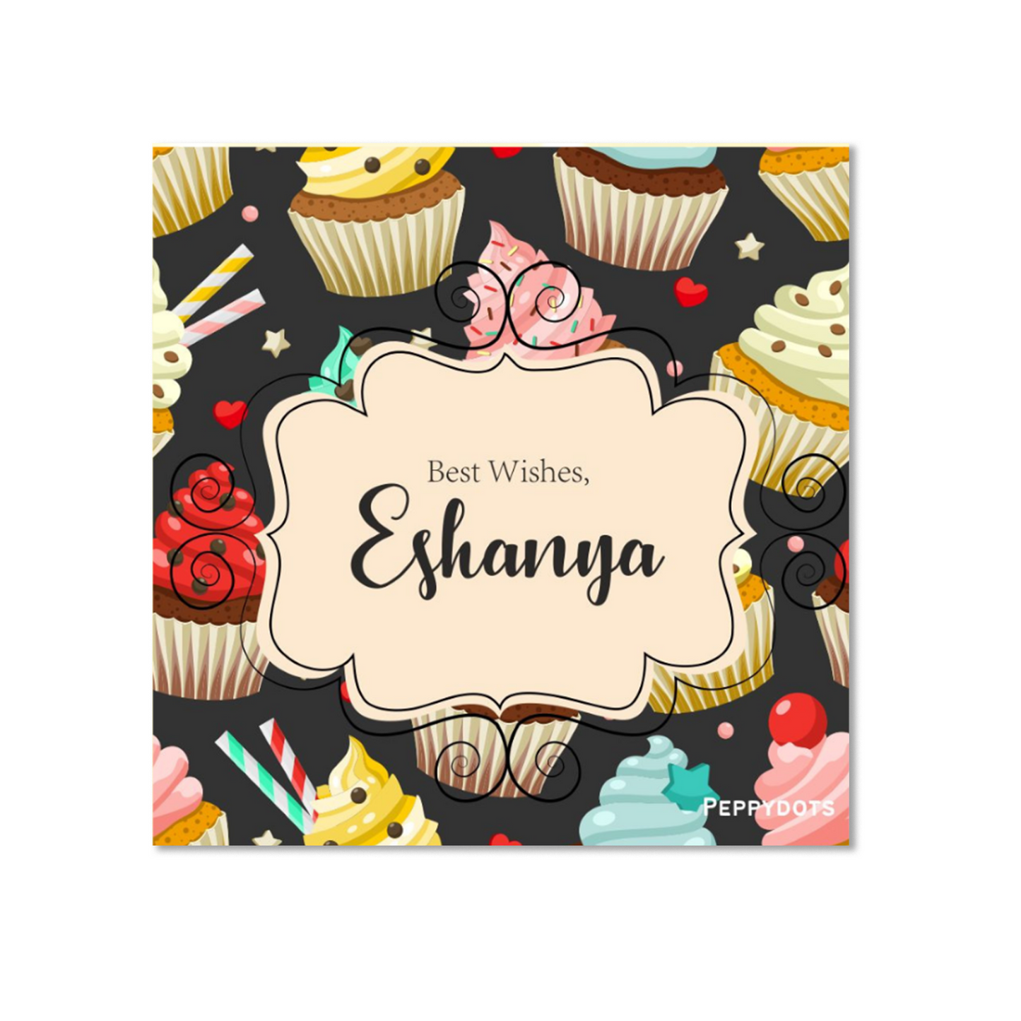 Gift Tag - Cupcake Peppydots|]Peppydots