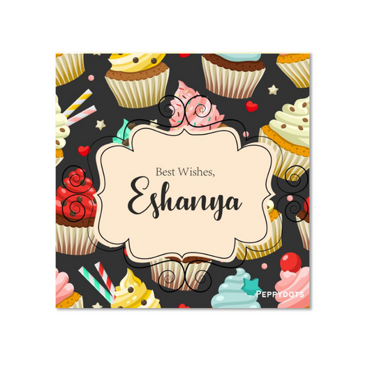 Gift Tag - Cupcake Peppydots|]Peppydots
