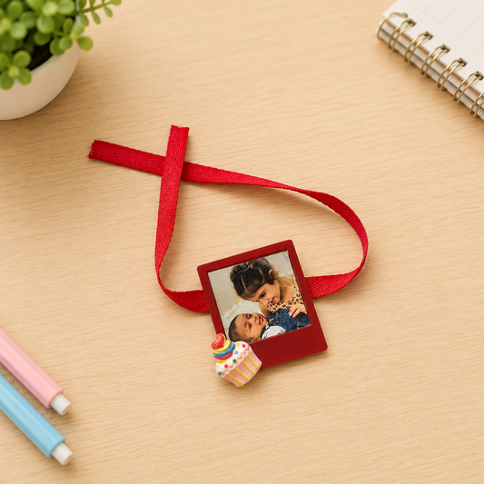 PhotoFrame Fridge Magnet Rakhi - Cupckae Peppydots|]Peppydots