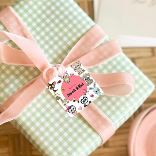 Gift Tag - Cute Animal Doxbox Store|]Peppydots