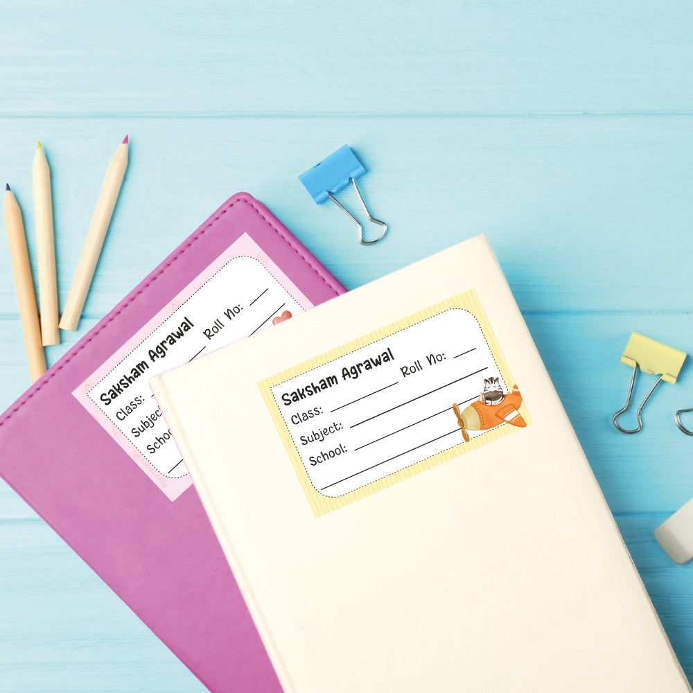 School Book Label - Cute Animals Doxbox Store|]Peppydots