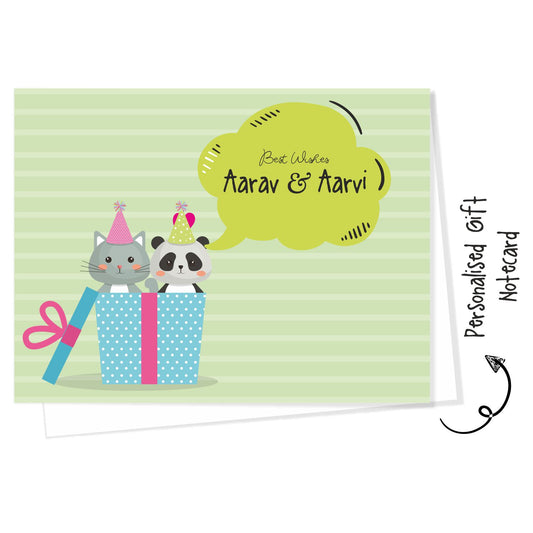 Gift Notecard - Cute Cat - Peppydots