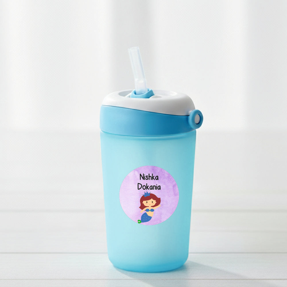 Round Waterproof label - Cute Mermaid Doxbox Store|]Peppydots