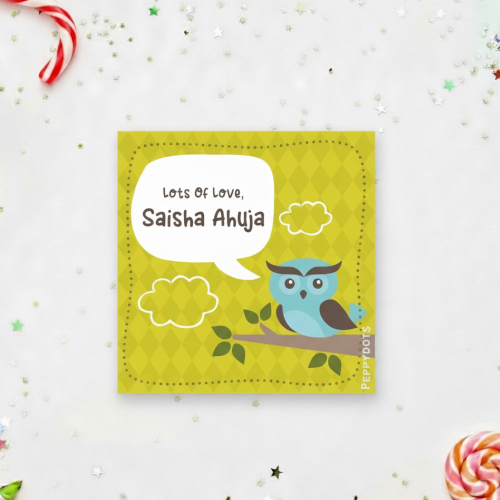 Gift Labels - Cute Owl Doxbox Store|]Peppydots
