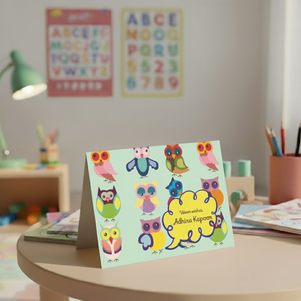 Gift notecard - Cute Owls Doxbox Store|]Peppydots