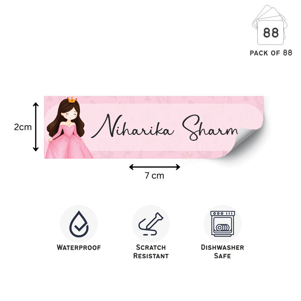 Waterproof Labels - Cute Princess Doxbox Store|]Peppydots