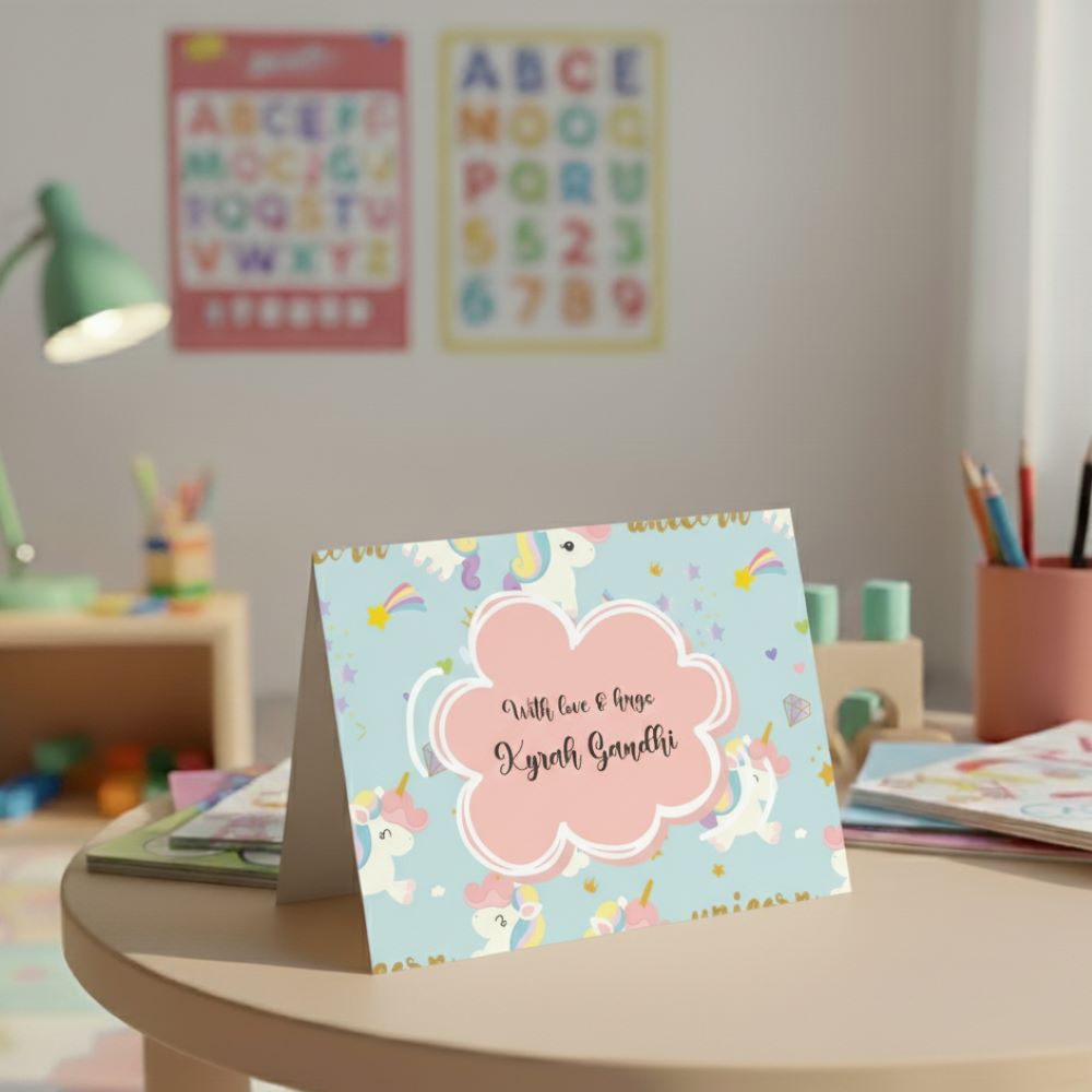Gift notecard - Cute Unicorn Doxbox Store|]Peppydots