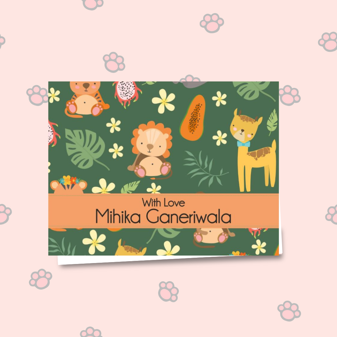 Gift Notecard - Cute Animal Doxbox Store|]Peppydots