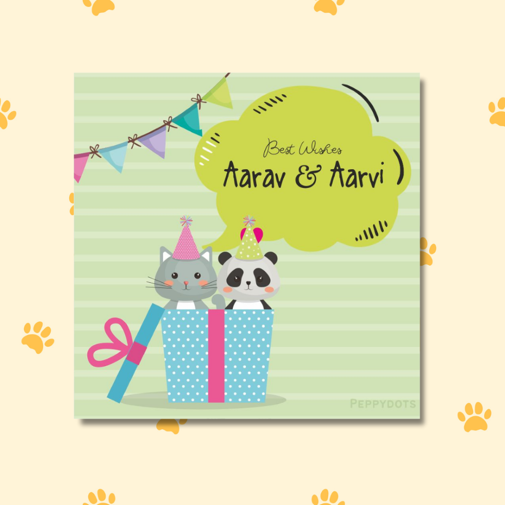 Gift Tag - Cute Cat Doxbox Store|]Peppydots