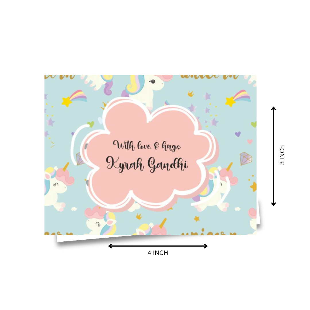 Gift Notecard - Cute Unicorn Doxbox Store|]Peppydots