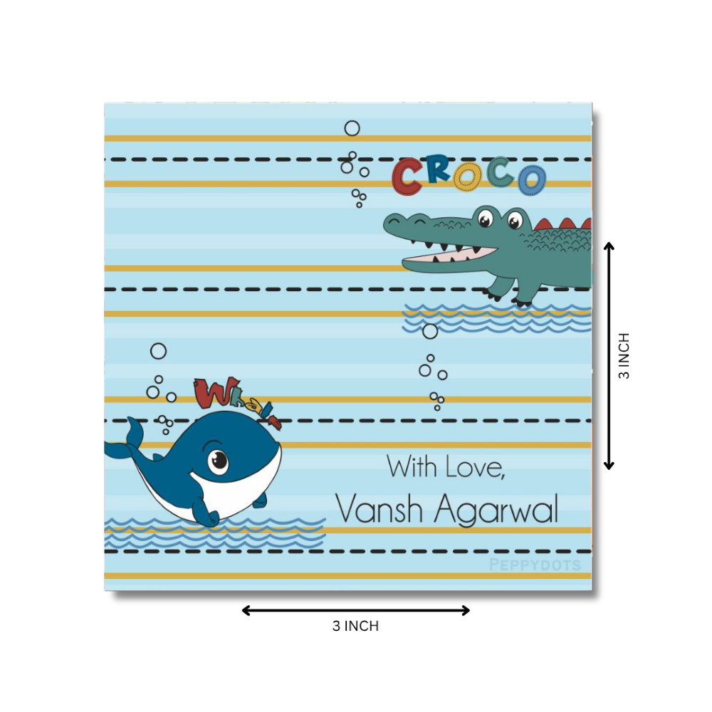 Gift Tag - Cute Whale Doxbox Store|]Peppydots