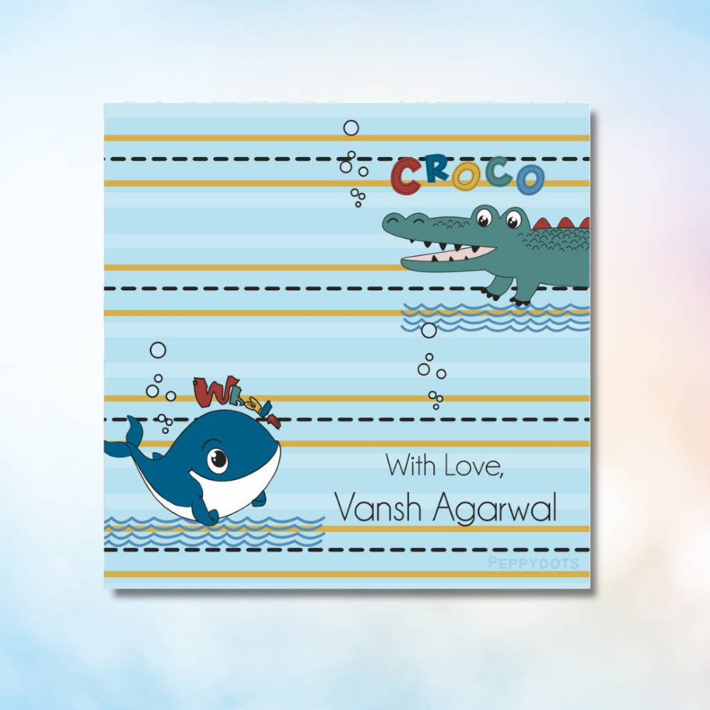 Gift Tag - Cute Whale Doxbox Store|]Peppydots