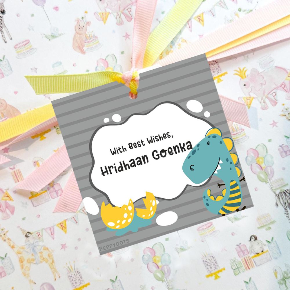 Gift Tag - Cute Dino Doxbox Store|]Peppydots