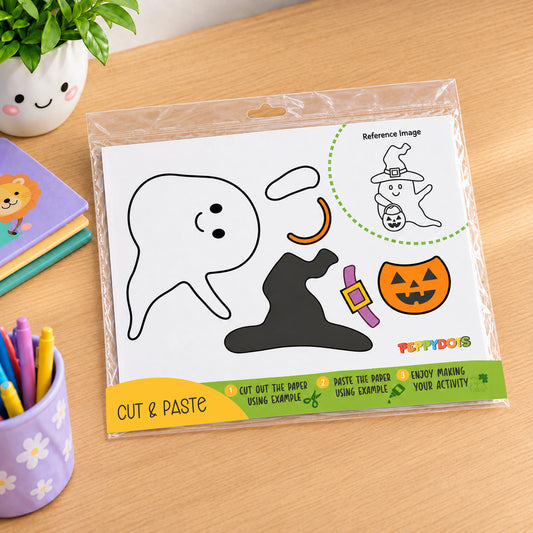Halloween Cut & Paste Activity Peppydots |]Peppydots
