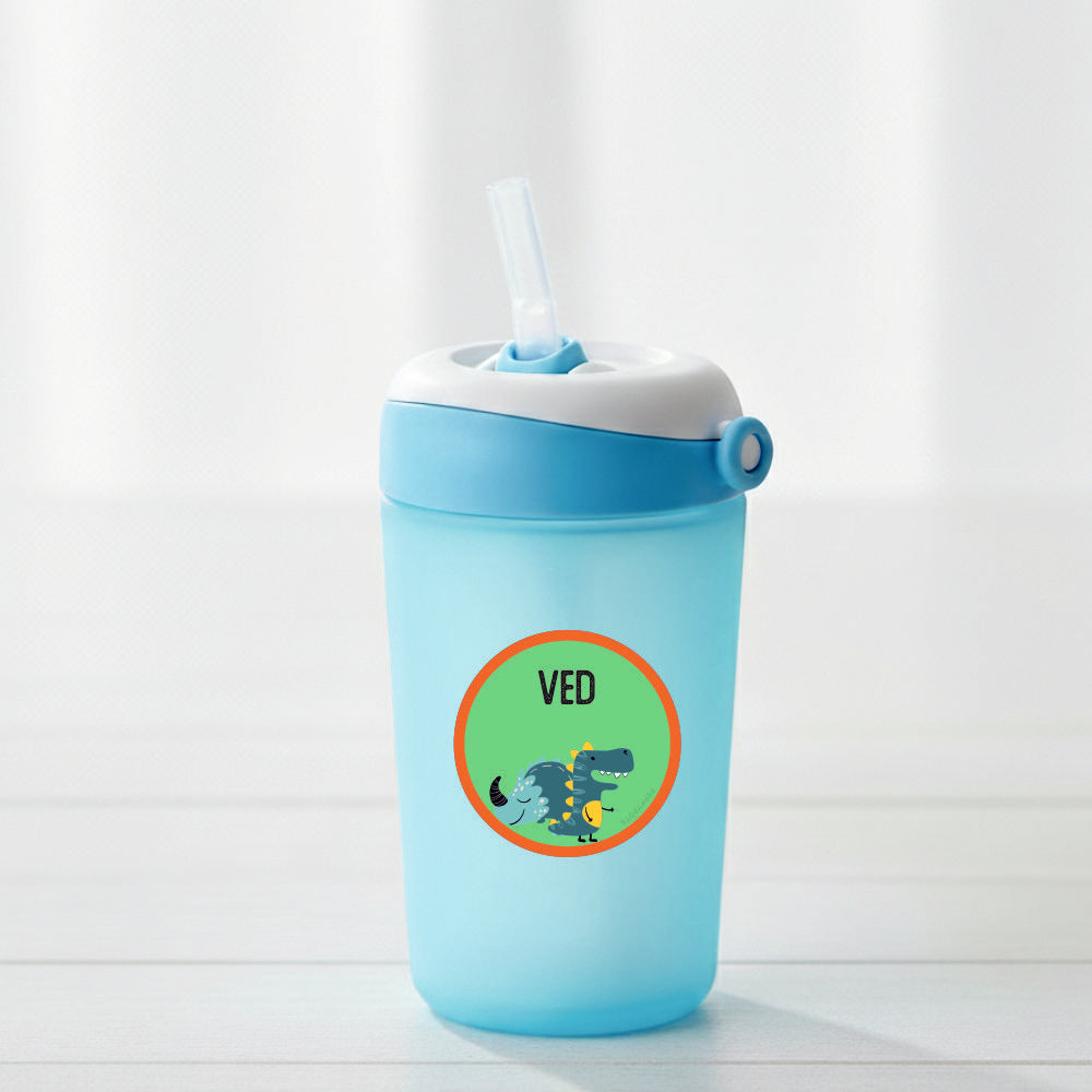 Round Waterproof Labels - Dino Colours Doxbox Store|]Peppydots