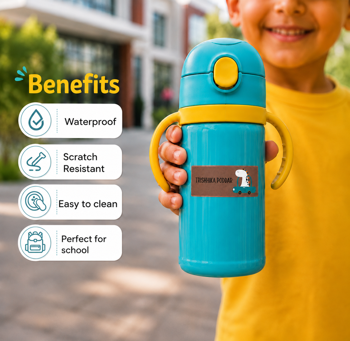 Waterproof Labels - Dinosaur Peppydots|]Peppydots