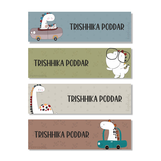 Waterproof Labels - Dinosaur Doxbox Store|]Peppydots