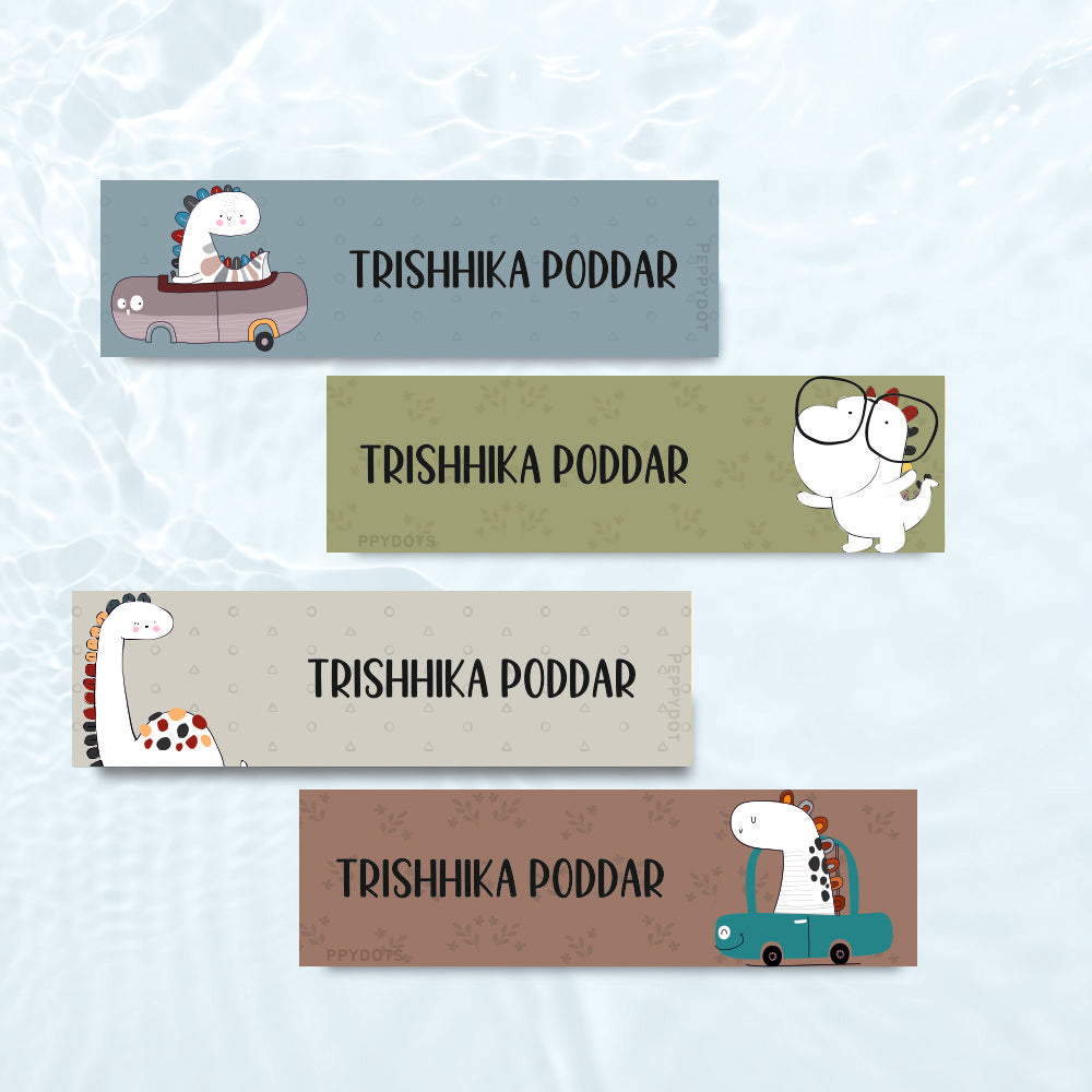 Waterproof Labels - Dinosaur Doxbox Store|]Peppydots