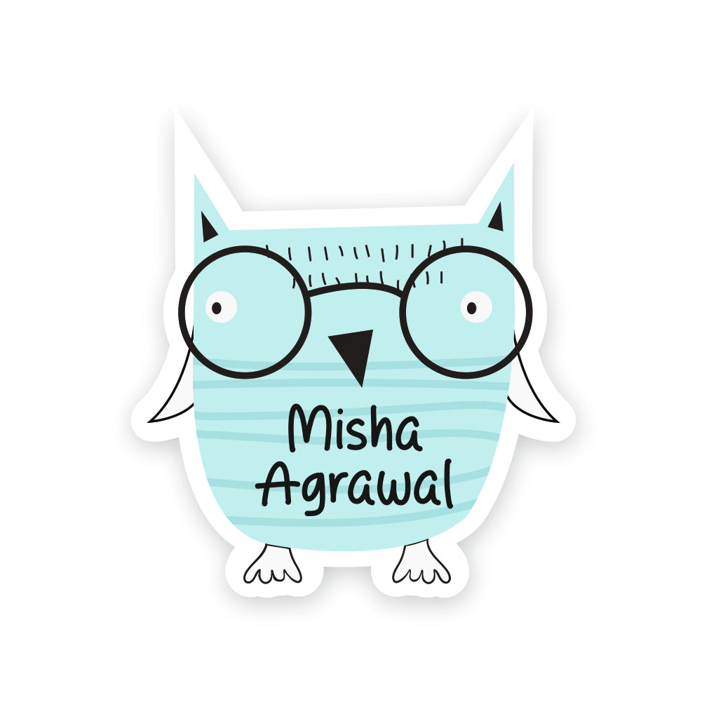 Fancy Shape Sticker - Dreamy Owl Peppydots|]Peppydots
