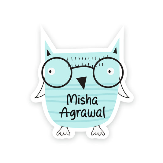 Fancy Shape Sticker - Dreamy Owl Peppydots|]Peppydots