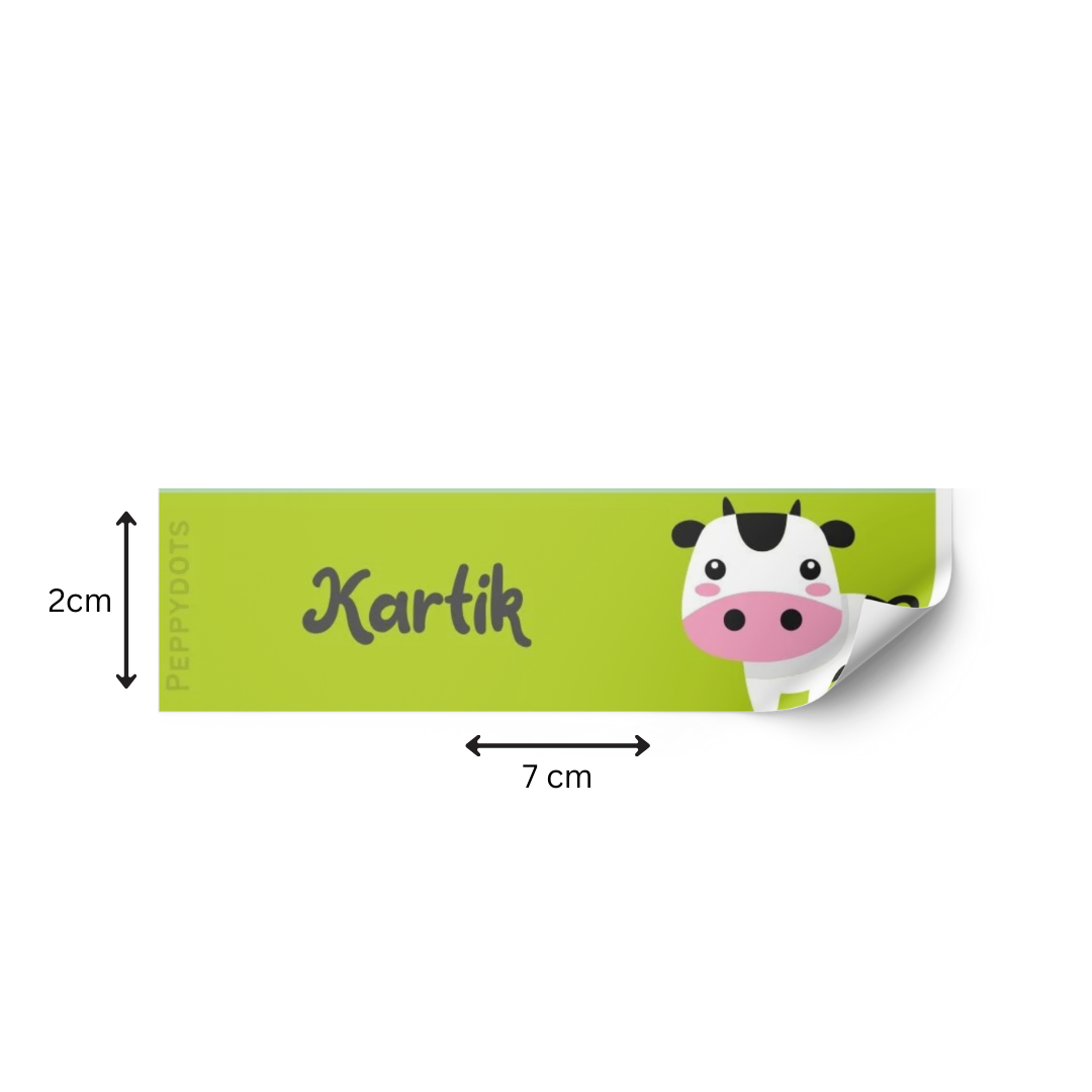 Waterproof Labels - Farm Animals Doxbox Store|]Peppydots
