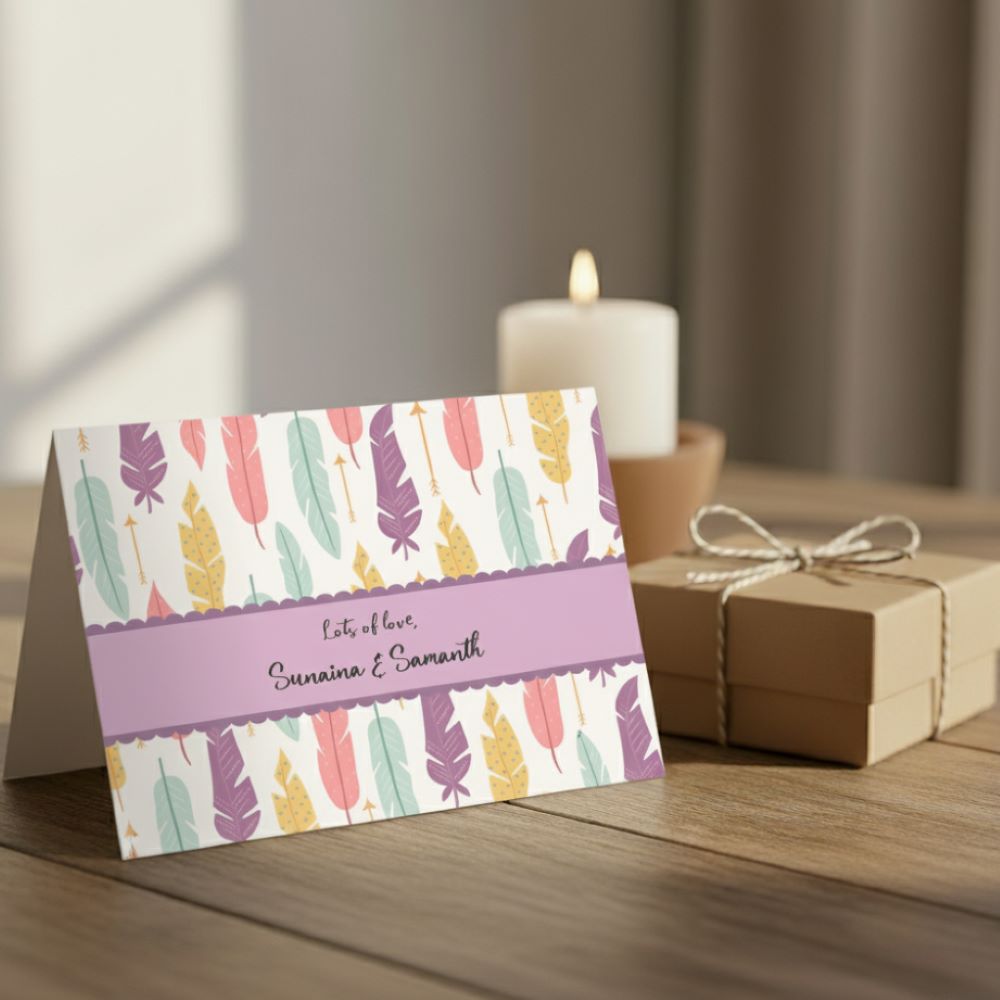 Gift notecard - Feather Doxbox Store|]Peppydots