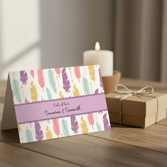 Gift notecard - Feather Doxbox Store|]Peppydots