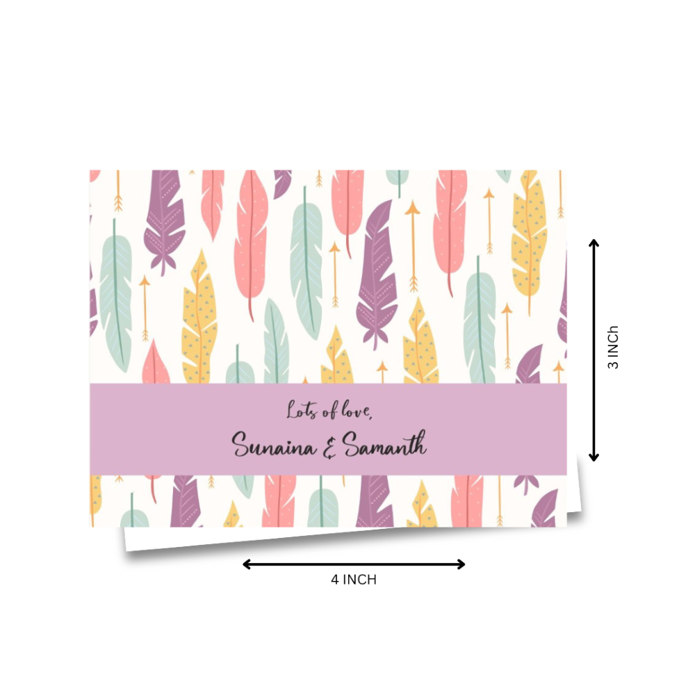 Gift Notecard - Feather Doxbox Store|]Peppydots