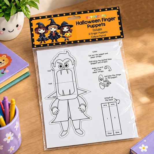 Halloween Finger Puppets Peppydots |]Peppydots