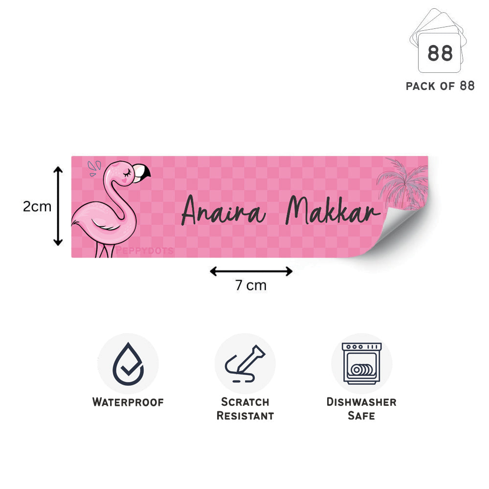 Waterproof Labels - Flamingo Doxbox Store|]Peppydots