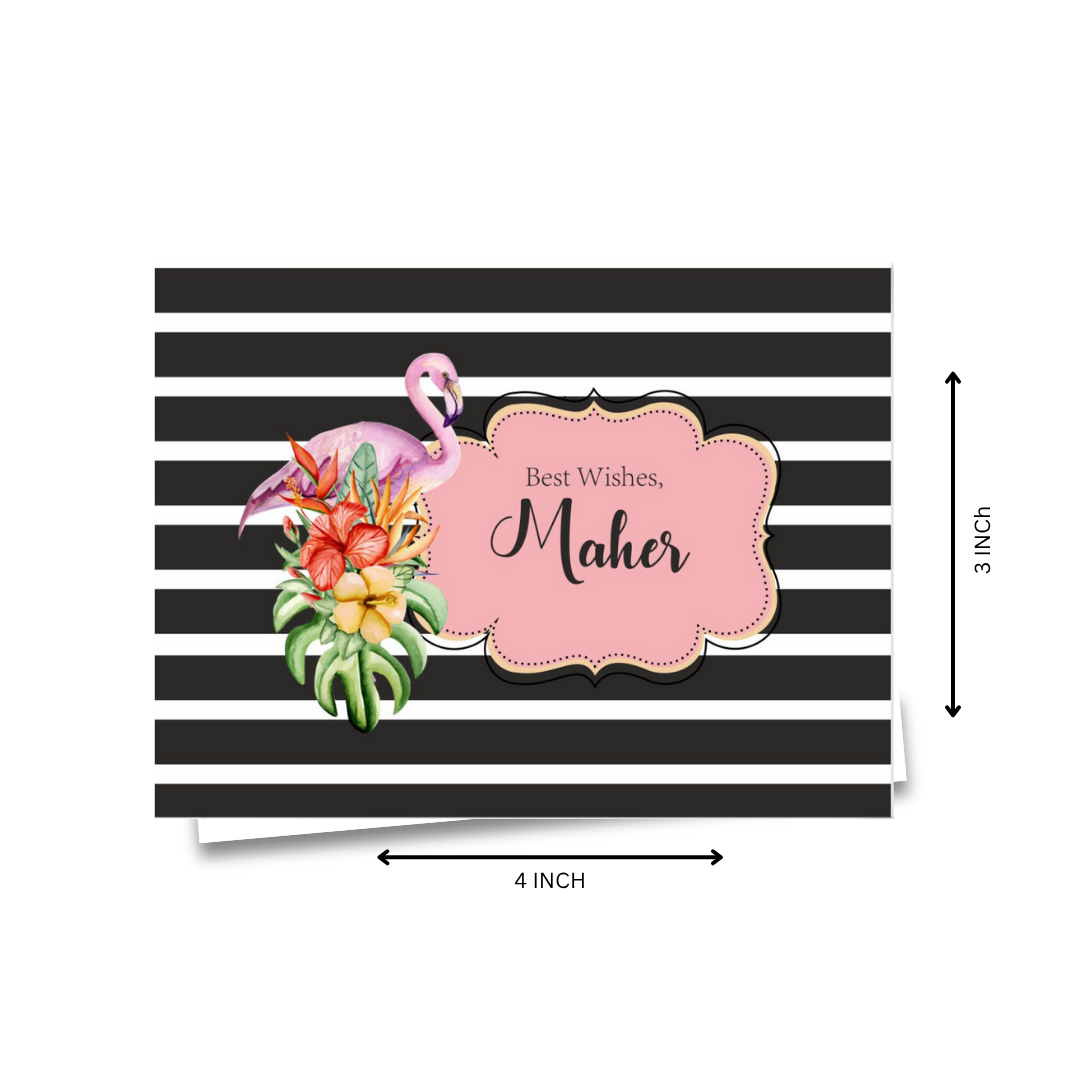 Gift Notecard - Flamingo Doxbox Store|]Peppydots