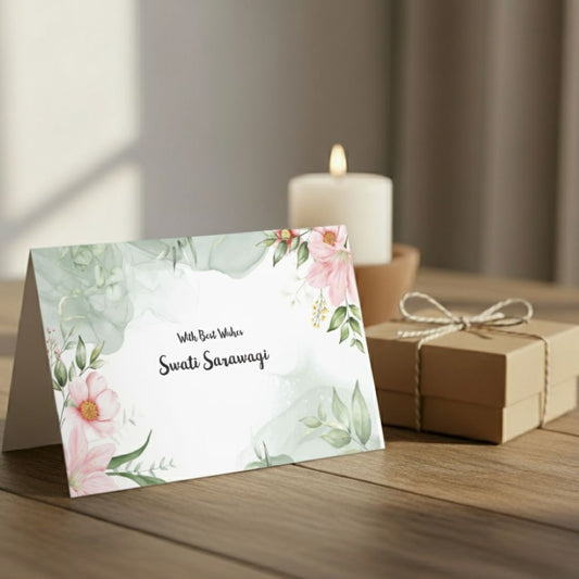 Gift notecard - Floral Pink Doxbox Store|]Peppydots