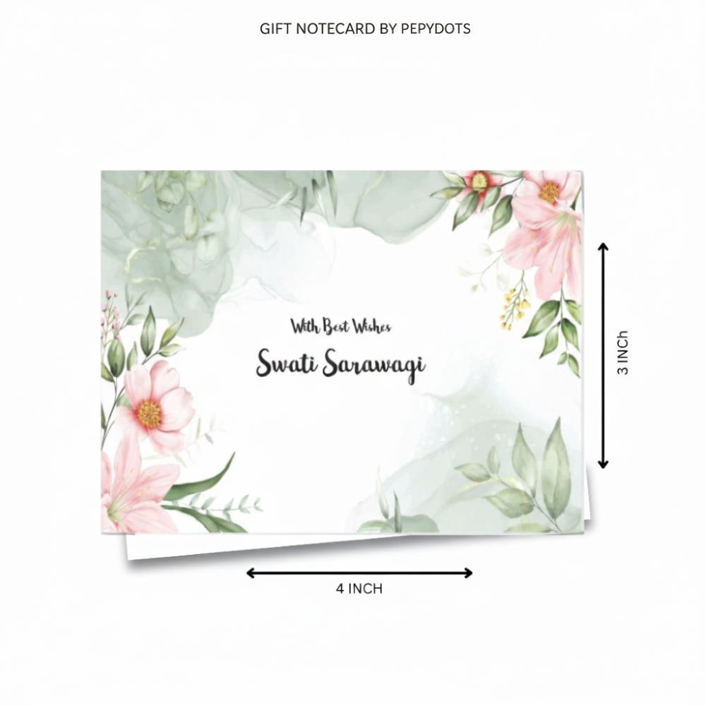 Gift notecard - Floral Pink Doxbox Store|]Peppydots