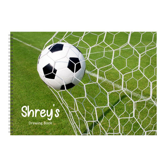 Personalised Sketchbook - Football Doxbox Store|]Peppydots