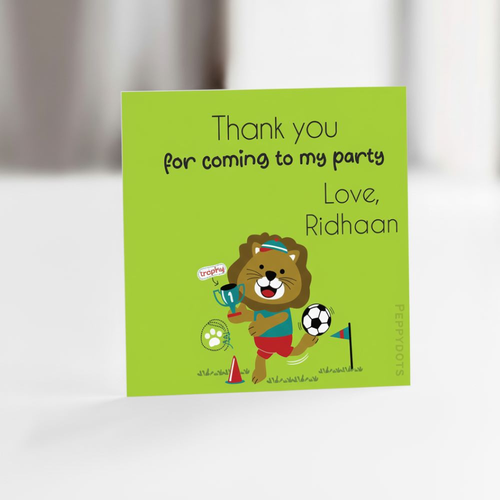 Thank you Labels - Football Doxbox Store|]Peppydots