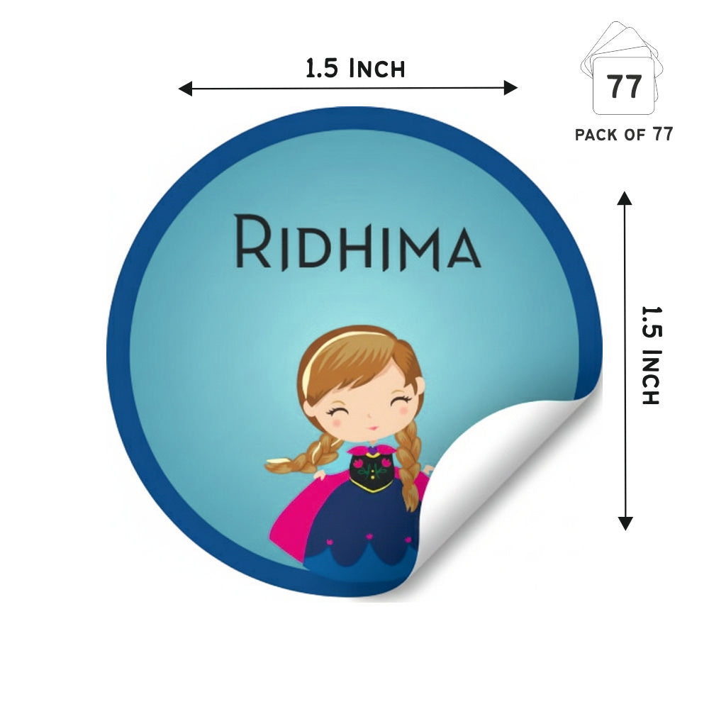 Round Waterproof LabelS - Frozen Doxbox Store|]Peppydots