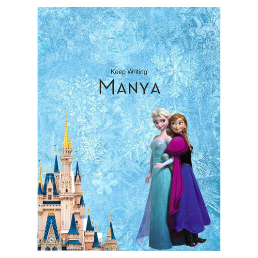 Writing Practice Book Frozen - Peppydots
