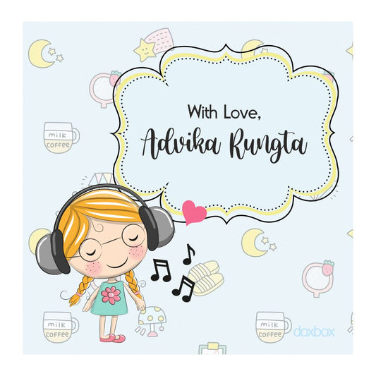 Gift Tag - Green Girl - Peppydots